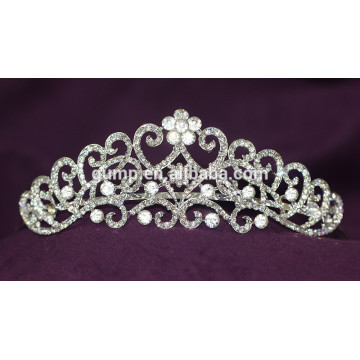 2015 Новые прибытия свадебные аксессуары для волос Crystal Crowns Rhinestone для новобрачных Tiara